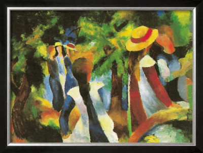 Madchen Unter Baumen, 1914 by Auguste Macke Pricing Limited Edition Print image