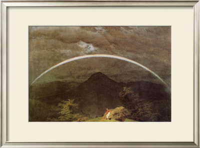 Mountain Landscape With Rainbow by Caspar David Friedrich Pricing Limited Edition Print image