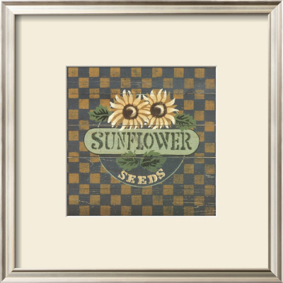 Sunflower Seeds Checkers by Susan Clickner Pricing Limited Edition Print image