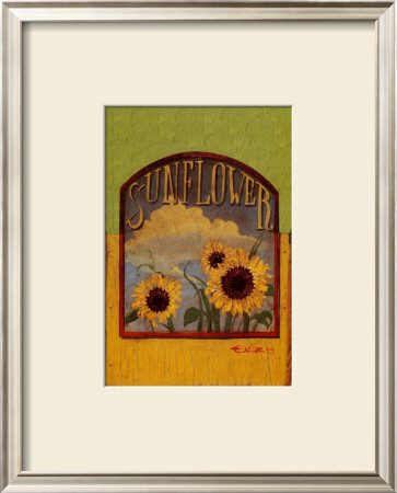 Three Sunflowers by Thomas Laduke Pricing Limited Edition Print image