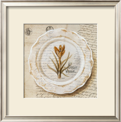 Assiette, Crocus Vermus by Pascal Cessou Pricing Limited Edition Print image