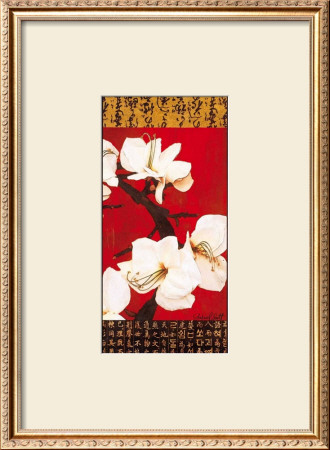 Asian Amaryllis Ii by Gabriel Scott Pricing Limited Edition Print image