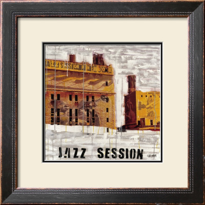 Jazz Session by Vincent Gachaga Pricing Limited Edition Print image