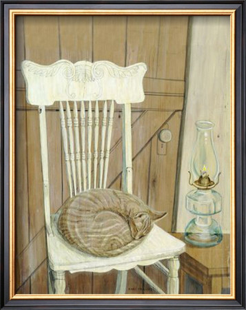 Cabin Cat-Nap by Kari Phillips Pricing Limited Edition Print image