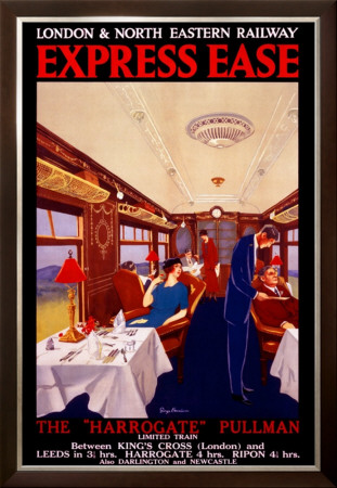 Express Ease, Lner Poster, 1923-1930 by George Harrison Pricing Limited Edition Print image