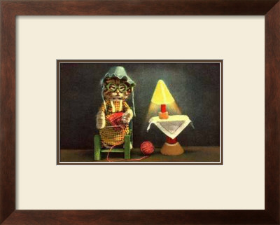 Kitty Knit by Ken Brown Pricing Limited Edition Print image