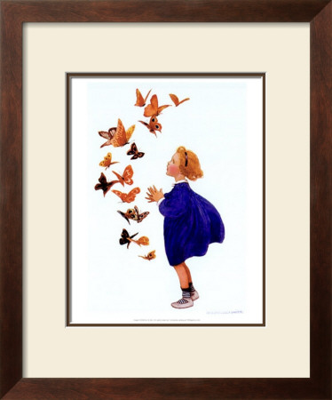 The Butterflies by Jessie Willcox-Smith Pricing Limited Edition Print image