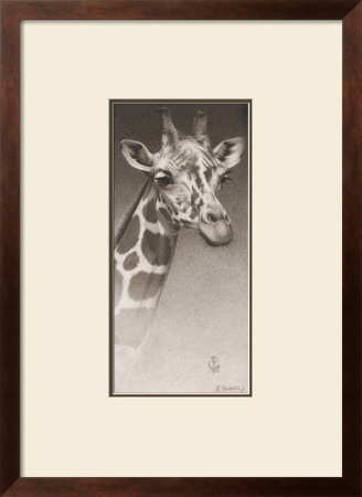 Jean, The Giraffe by Robert L. Caldwell Pricing Limited Edition Print image