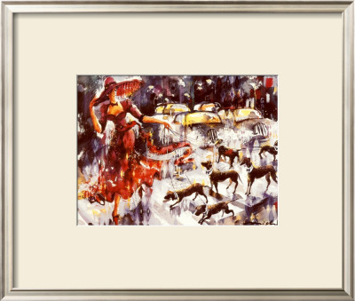 Park Avenue Red by Misha Lenn Pricing Limited Edition Print image