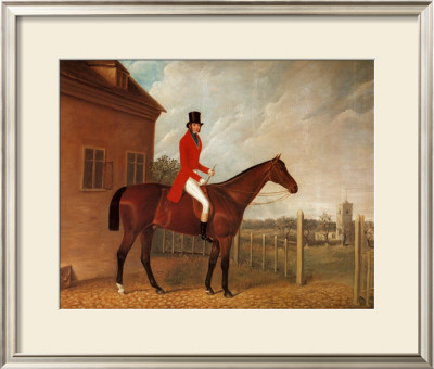 Lord Bolton On A Bay Hunter by David Dalby Of York Pricing Limited Edition Print image