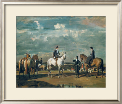 Why Weren't You Out Yesterday? by Sir Alfred Munnings Pricing Limited Edition Print image