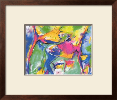 Colorful Fish by Alfred Gockel Pricing Limited Edition Print image