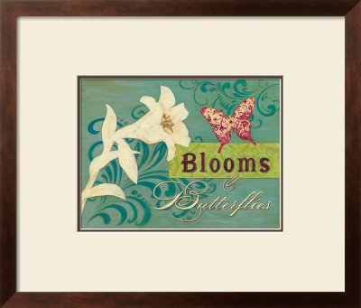 Blooms And Butterflies by Angela Staehling Pricing Limited Edition Print image