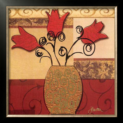 Tulip Trio by Jill Barton Pricing Limited Edition Print image