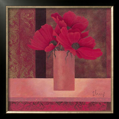 Composition In Red Ii by Franz Heigl Pricing Limited Edition Print image