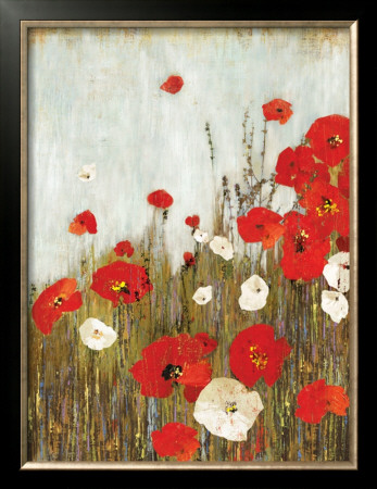 Scarlet Poppies by Asia Jensen Pricing Limited Edition Print image