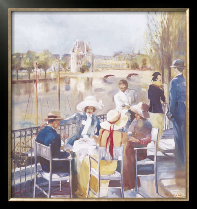 View Of The Seine by Marysia Pricing Limited Edition Print image