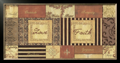 Natural Patchwork: Love And Faith by Debbie Dewitt Pricing Limited Edition Print image