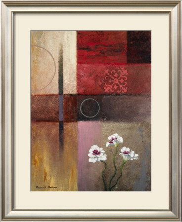 Flowers And Abstract Study Ii by Michael Marcon Pricing Limited Edition Print image
