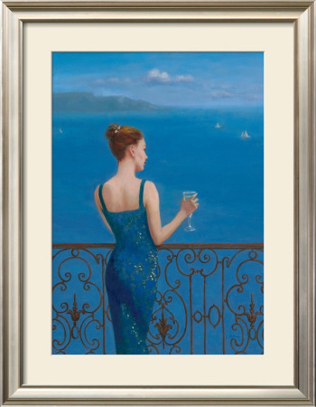 Cerulean Romance I by Jill Schultz Mcgannon Pricing Limited Edition Print image