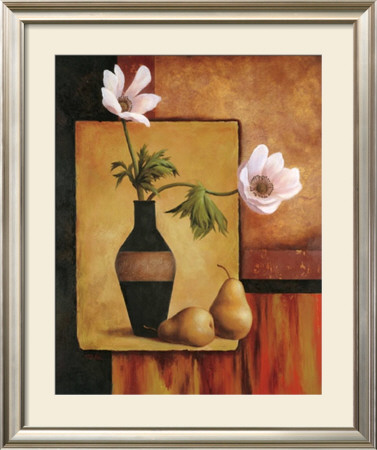 Poppies And Pears by T. C. Chiu Pricing Limited Edition Print image