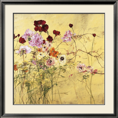 Ranunculus, Peonies And Red Tulips by Claire Basler Pricing Limited Edition Print image