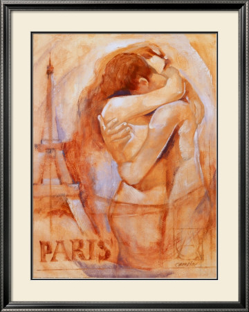 Embrace In Paris by Talantbek Chekirov Pricing Limited Edition Print image