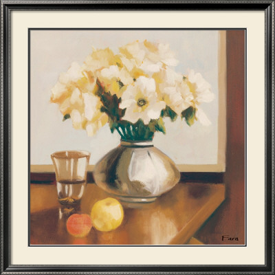 Cosmos In Silver Vase by Fara Bell Pricing Limited Edition Print image