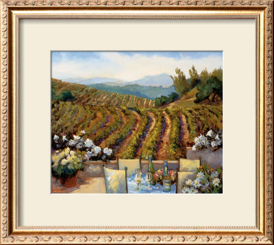 Vineyards To Mount St. Helena by Ellie Freudenstein Pricing Limited Edition Print image