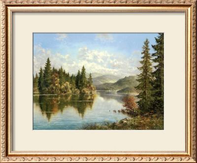 Siberian Lake by Helmut Glassl Pricing Limited Edition Print image