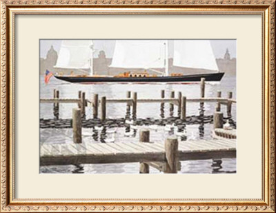 Gliding By (Litho) by John Ruseau Pricing Limited Edition Print image