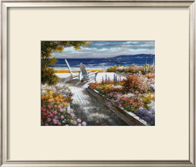 Path With Beach Chairs by T. C. Chiu Pricing Limited Edition Print image