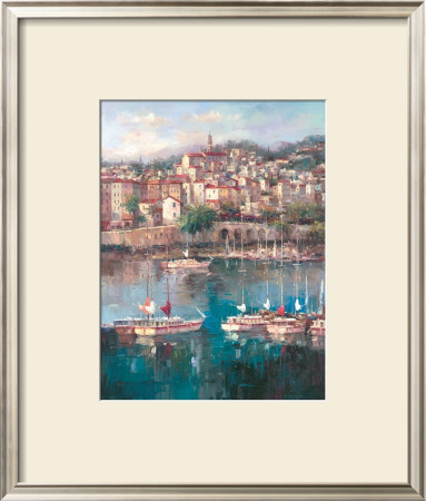 Mediterranean Harbor Ii by Peter Bell Pricing Limited Edition Print image