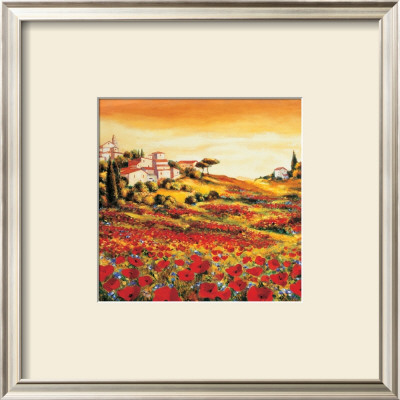 Valley Of Poppies (Detail) by Richard Leblanc Pricing Limited Edition Print image