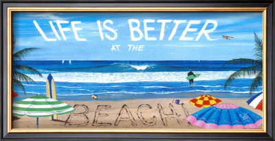 Life Is Better At The Beach by Scott Westmoreland Pricing Limited Edition Print image