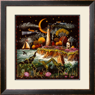 Pirates Night Cove by Jessica Fries Pricing Limited Edition Print image