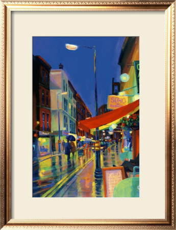 Soho At Night by Michael Bishop Pricing Limited Edition Print image