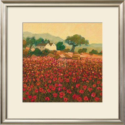 Poppy Field Near Aix-En-Provence by Hazel Barker Pricing Limited Edition Print image