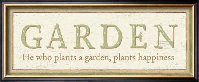 He Who Plants A Garden, Plants Happiness by Alain Pelletier Pricing Limited Edition Print image