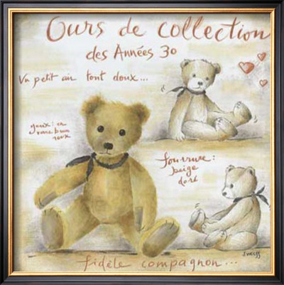 Ours De Collection Des Annees 30 by Joelle Wolff Pricing Limited Edition Print image