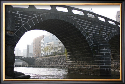 City Scenery Through Megane Bridge In Japan by Ryuji Adachi Pricing Limited Edition Print image