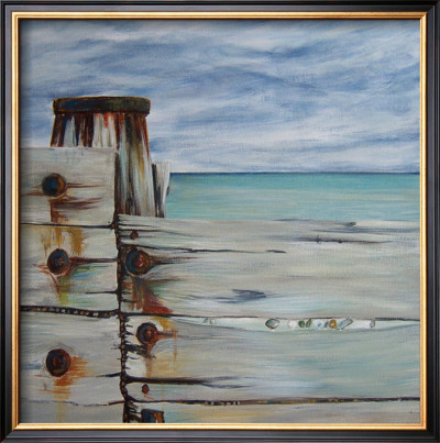 Breakwater With Rust by Tiffany Durling Pricing Limited Edition Print image