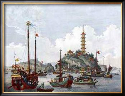 Golden Island In Yan-Tse-Kiang by William Alexander Pricing Limited Edition Print image