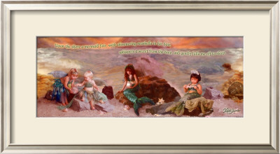 Upon The Shore A Mermaid Fair by Lisa Jane Pricing Limited Edition Print image