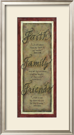Faith Family Friends by Karen Tribett Pricing Limited Edition Print image