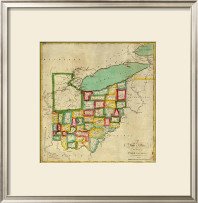 State Of Ohio, C.1827 by Robert Desilver Pricing Limited Edition Print image