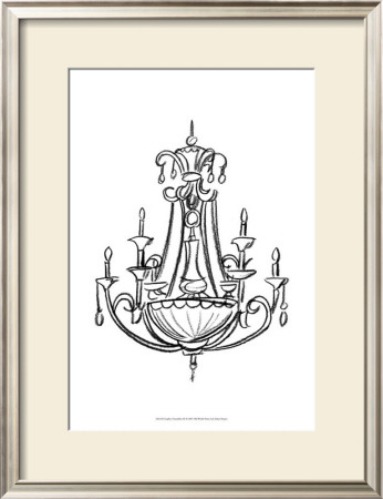 Graphic Chandelier Iii by Ethan Harper Pricing Limited Edition Print image