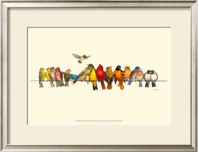 Bird Menagerie I by Wendy Russell Pricing Limited Edition Print image