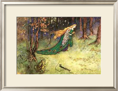 The Golden Ball by Warwick Goble Pricing Limited Edition Print image