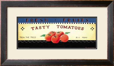 Fresh Fruits: Tasty Tomatoes by Ria Van De Velden Pricing Limited Edition Print image